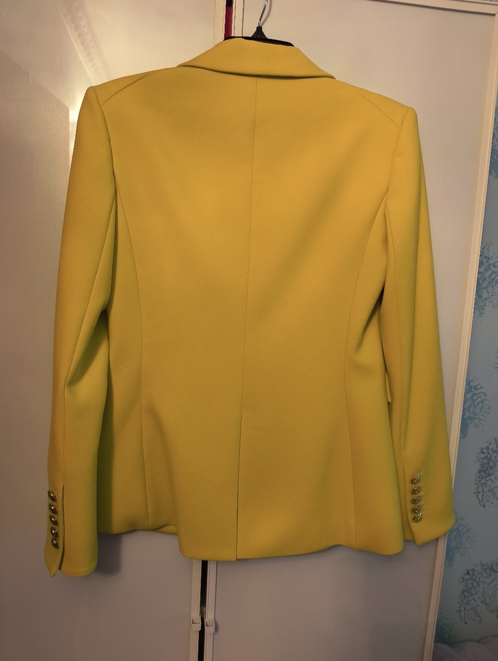 Veronica Beard Miller Jacket In Chartreuse No Size Tag SAMPLE Sz 6 - Picture 6 of 11